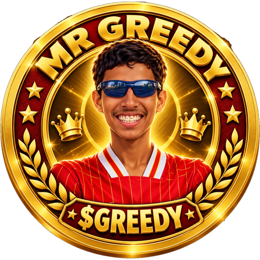 Mr Greedy coin logo
